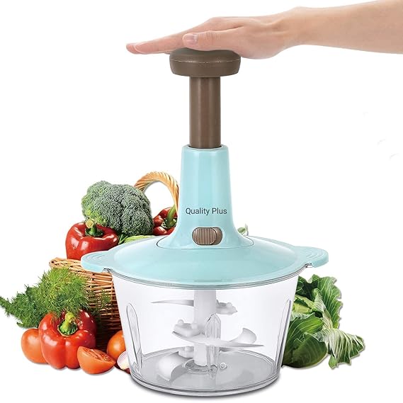 Hand Press Manual Chopper for Kitchen 2L